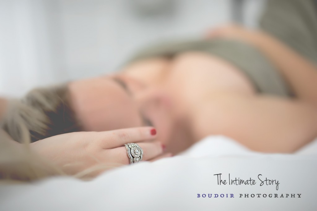 ring in boudoir photography